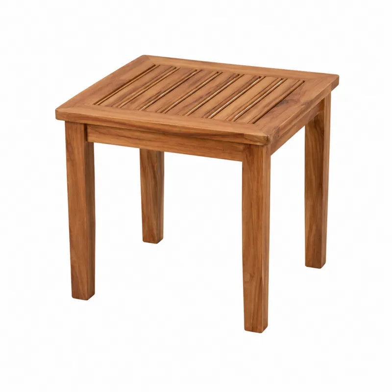 Stolik ogrodowy drewniany z drewna tekowego 50cm